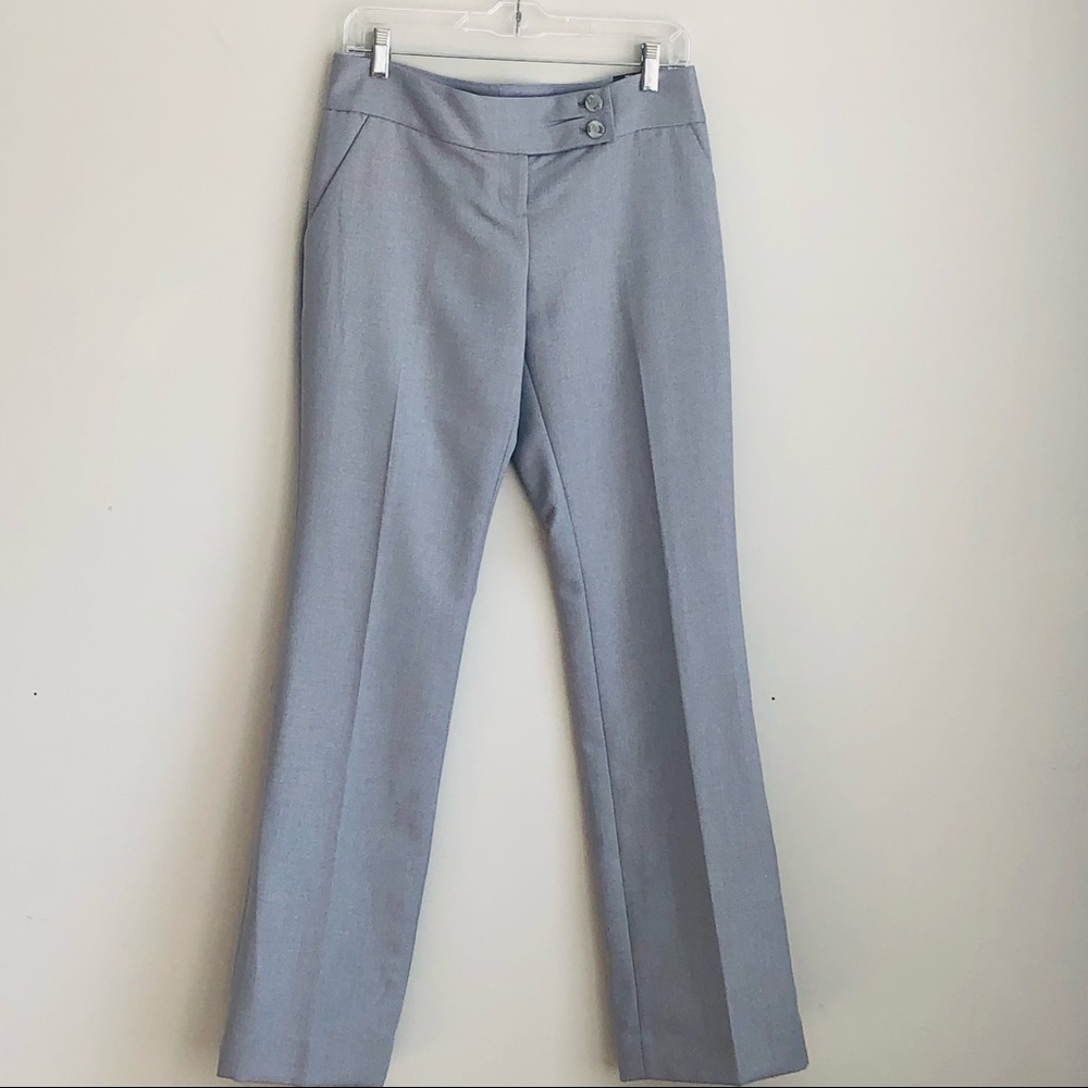 Banana Republic Silver w/sparkle wide leg pants